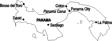 Map of Panama